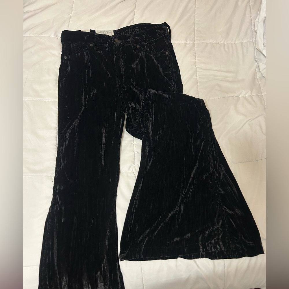 Wrangler Black Velvet Pants